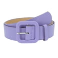 thumbnail image 2 of HAJWOH Women's Wide Leather Belt with Square Buckle, High Waist Belts for Dress Jeans Pants, 2 of 5