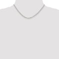 thumbnail image 5 of White Sterling Silver necklace Rolo chain 16 in 3 mm, 5 of 5