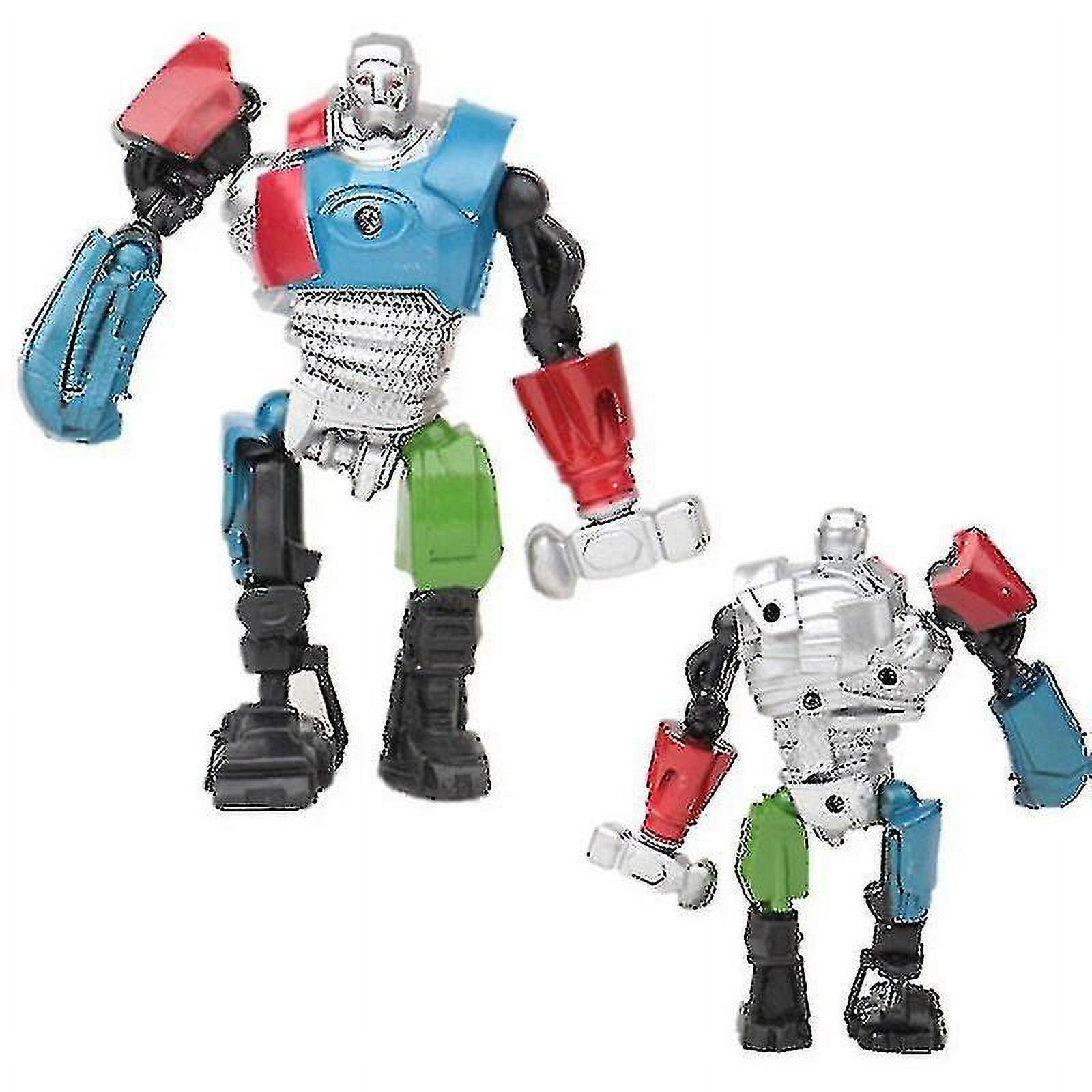 Tai 8pcs 13cm Movie Real Steel Zeus Atomic Midas Adam Invader Robot Noisy Boy Action