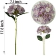 thumbnail image 2 of Light Purple Hydrangea Artificial Flowers,6 Pcs Faux Hydrangea Flowers,Artificial Hydrangeas Flowers With Stems,Fake Hydrangeas,Purple Silk Hydrang, 2 of 5