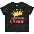 thumbnail image 3 of Inktastic 3rd Birthday Princess I'm Three Girls Toddler T-Shirt, 3 of 5