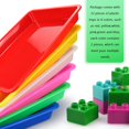 12 Pack Plastic Art Trays, Activity Crafts Serving Organizer Tray for ...
