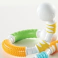 thumbnail image 6 of Guidecraft Grippies Curves - 30 Piece Set, STEM Soft Grip Magnetic Building Toy for Toddlers, 6 of 8