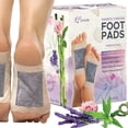 thumbnail image 1 of Almohadillas para pies Prescia Lavender n' Rose, paquete de 20 unidades, vinagre de bambú, 1 of 7