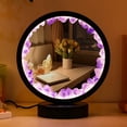 thumbnail image 2 of WINDLAND USB LED Night Light Crystal Column Healings Stone Lamp for Living Room, 2 of 21