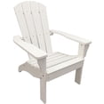 thumbnail image 3 of Leigh Country TX 94024 Poly Resin Outdoor Adult Adirondack Chair - White, 3 of 7