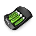 thumbnail image 3 of Rayovac Recharge 4 Position AA and AAA Rechargeable Battery Charger, Includes NiMh 2 AA and 2 AAA Rechargeable Batteries, 3 of 7