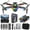Black, variant on KQJQS Foldable FPV Drone with Brushless Motor & ESC Camera, Altitude Hold Quadcopter Under 250g w/ 360° Obstacle Avoidance & HD Video for Beginners