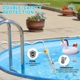 thumbnail image 2 of Calentador eléctrico de piscina de agua de inmersión con protector de acero inoxidable para piscinas enterradas, rosa, una pieza, 2 of 5