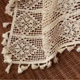 thumbnail image 6 of Square Doily Centerpieces Cotton Handmade Crochet Lace Table Cloth Doilies for Nightstand Protector, 6 of 9