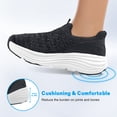 thumbnail image 3 of Men Women Slip On Running Shoes Unisex Adult Lightweight Breathable Flying Woven Mesh Walking Sneakers Non Slip Cushioned Casual Trainers for Daily Wear Outdoor Workout, 3 of 7