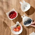 thumbnail image 6 of Ceramic Small Bowls Set, Cute Animal Dipping Bowls for Soy Sauce, Snack, Fruit, and Dipping Cups for Parties and Home Use, 6 of 6
