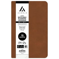 Blue Sky Monthly Weekly Refillable Medium (5" x 8") Tan 15-Month (April 2025 - June 2026)