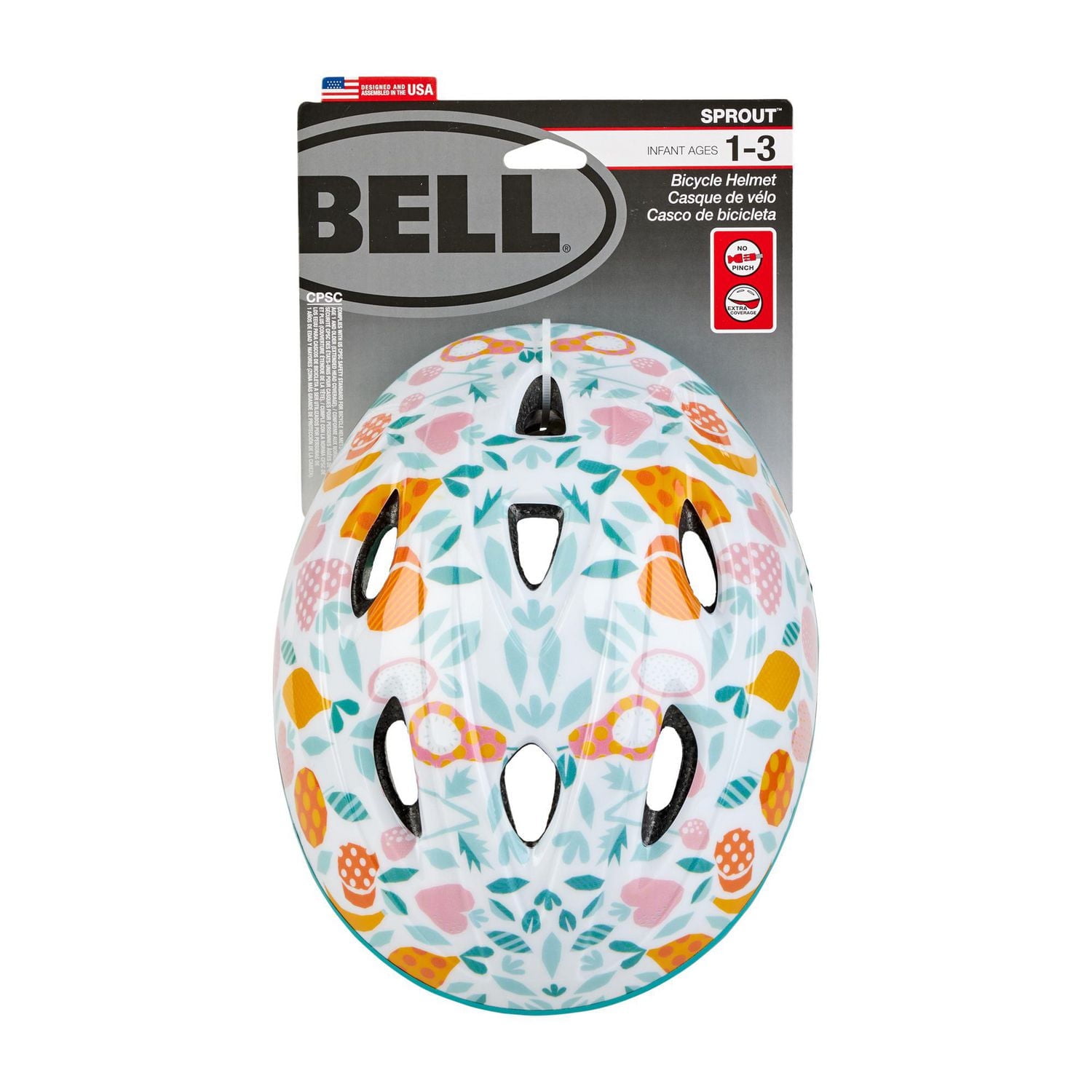 Bell Sports Sprout Infant Bike Helmet, Reflectors on back, 47-52 cm