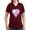 Garnet, variant on CafePress - Good For The Family Women's V Neck Dark T Shirt - Women's V-Neck Dark T-Shirt