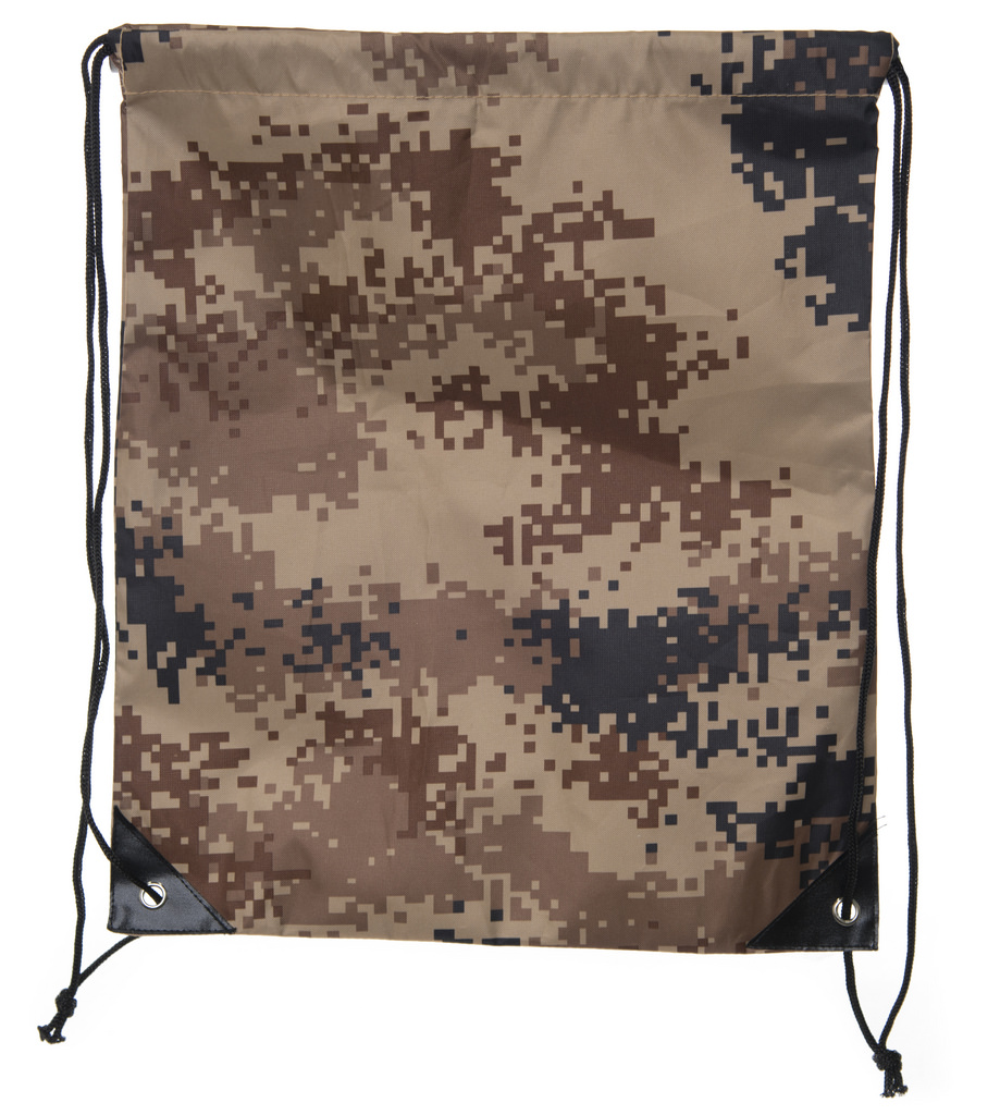 Camo Drawstring Tote Backpack | Wholesale Cinch Bags for Hunting, Hiking, Party Favors - By Mato & Hash - image 2 of 4