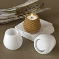 thumbnail image 5 of Silicone Handmade Molds Unique Shape Craft Molds Candle Holder Molds Flowerpot Mold for Hand-Making Candle Holder, 5 of 8