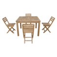 thumbnail image 2 of Anderson Teak Alabama Square Patio Dining Set, 2 of 2