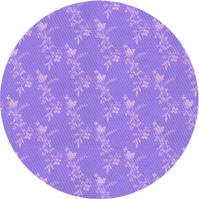 Ahgly Tapis d'Intérieur Lavable en Machine Carré Transitionnel Aztech Violet, 3 Pieds Carré