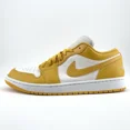 thumbnail image 3 of Ni - ke Air Jordan 1 Low Shoes Mens Pollen Yellow Sneakers 553558 171 Size 12, 3 of 5
