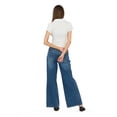 thumbnail image 2 of Forever 21 Women’s Collared Button Down Top with Ruffle Hem, Cinched Fit, White, XS, 2 of 7