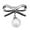 Silver, variant on Fashion Cute Butterfly Bow Brooch Pin with Pearls for Women Jewelry - Gold
