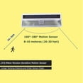thumbnail image 4 of Luz de pared solar con sensor de movimiento para exteriores de seguridad, 1 paquete, negro118LED Jormftte CPB-US-DYP139-7, 4 of 5