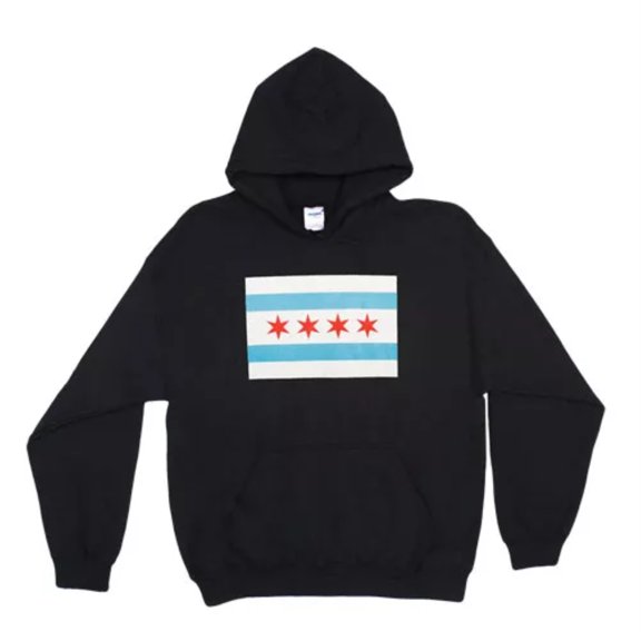 Fox Outdoor 64-8501 XXL     City of Chicago Flag Men's Pullover Hoodies