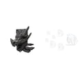 thumbnail image 1 of Figura de mesa,Estantería sujetalibros Estatua Sujetalibros,Adhesivo de pared,Vinilos decorativos de peces para pared,dormitorio,sala de estar u oficina,Adhesivos de pared de espejo, 1 of 8