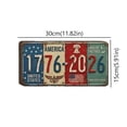 thumbnail image 4 of IFRINID Metal Decorative Sign, 250th Anniversary Patriotic Wall Decor for Home Garage and Office, 4 of 7