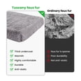 thumbnail image 2 of WATANIYA Large Plush Orthopedic Dog Bed, Washable Cover with Non-Slip Bottom Pet Bed, Grey, 2 of 7