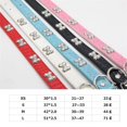 thumbnail image 2 of Puppy PU Leather Dog Leash Durable Animal Accessories Pet Collars Pet  Supplies Dog Necklace PINK XS, 2 of 8