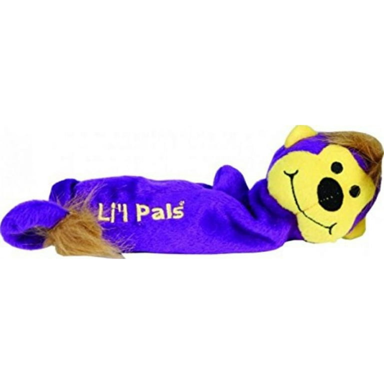 Li'l Pals Latex Monkey Dog Toy, Blue, 4-in