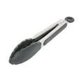 thumbnail image 3 of Oster Baldwyn 3 Piece Stainless Steel Kitchen Tongs Set in Black, 3 of 5