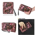 thumbnail image 4 of TSOVTHRID Dachshund Dog Plaid Print Tote Bag with Wallet, Shoulder Bags for Women Heart Chocolate Top Handle Handbag with Leather Purse 2 PCS Set, Large Casual Hobo Purse for Valentine's Day, 4 of 7