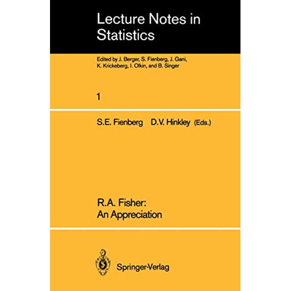Pre-Owned R.A. Fisher: An Appreciation (Lecture Notes in Statistics, 1), 9780387904764, 038790476X, Paperback,