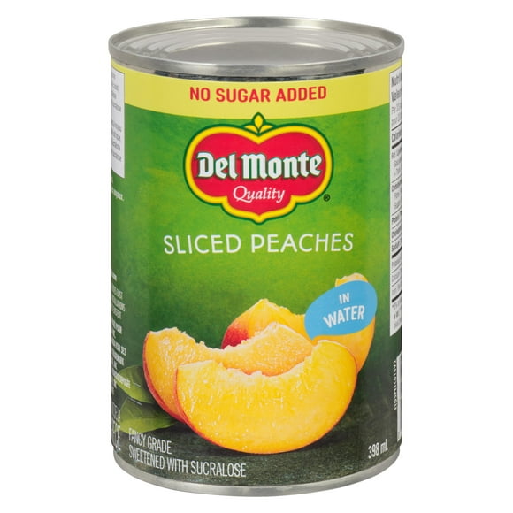 Del Monte® In Water Sliced Peaches, 398 mL