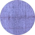 thumbnail image 1 of Ahgly Company Machine Washable Indoor Round Oriental Blue Modern Area Rugs, 8' Round, 1 of 4