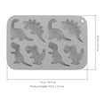 thumbnail image 2 of Dinosaur Silicone Molds Baking Mould Tray DIY Baking Tool for Chocolate Cake Dessert, 2 of 7