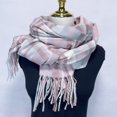 thumbnail image 5 of PIKADINGNIS Winter Cozy Scarf Wraps Classic Tassel Plaid Multi-color Large Long Shawl for Women, 5 of 5