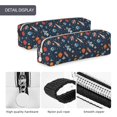 thumbnail image 4 of Fotbe Spaceships And Stars In Outer Space Pattern Leather Pencil Case, Pencil Pouch with Durable Zipper, Compact and Stylish Organizer for Stationery, Art Supplies, Travel Essentials, 4 of 7