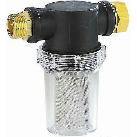 Water filter for high-pressure cleaners and rainwater tanks