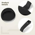 thumbnail image 3 of 2-Cavity Egg Burger Frying Pan for Home Use, Nonstick Cookware with Locking Strainer Lid, Induction Compatible, Black Plastic Handle with Hanging Hole, Smooth Wooden Base, 3 of 5