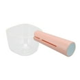 thumbnail image 2 of Cat Food Shovel, 250ml Capacity Pet Food Scoop Food Grade Transparent  For Home ANGGREK Rosa, 2 of 8