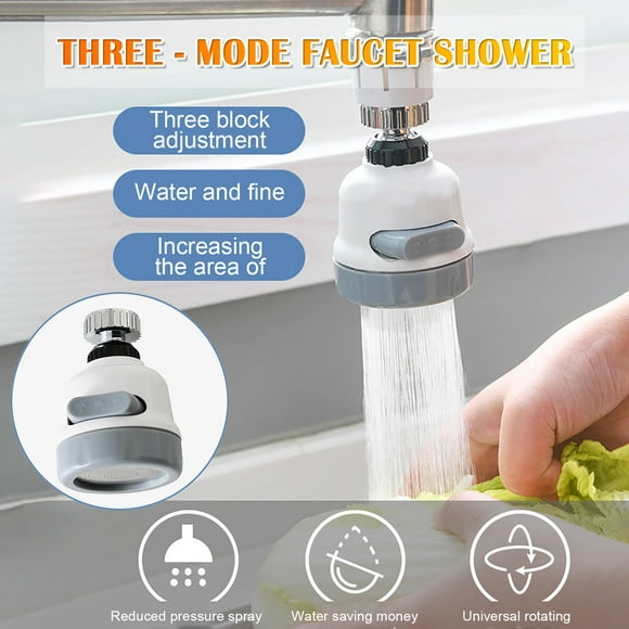 WREESH Kitchen Faucet Spout Extender Extension Shower