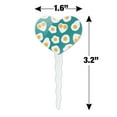 thumbnail image 6 of Sunny Side Eggs Pattern Heart Love Cupcake Picks Toppers Decoration Set of 6, 6 of 6