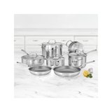 Cuisinart Forever Stainless 11-Piece Cookware Set - Stainless Steel, Induction Compatible, Oven Safe
