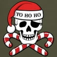 thumbnail image 3 of CafePress - Christmas Pirate Dark T Shirt - Men's Classic Graphic Cotton T-Shirt, 3 of 4