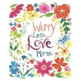 thumbnail image 3 of Zaman, Farida 15x17 Black Modern Framed Museum Art Print Titled - Floral Quote I, 3 of 5