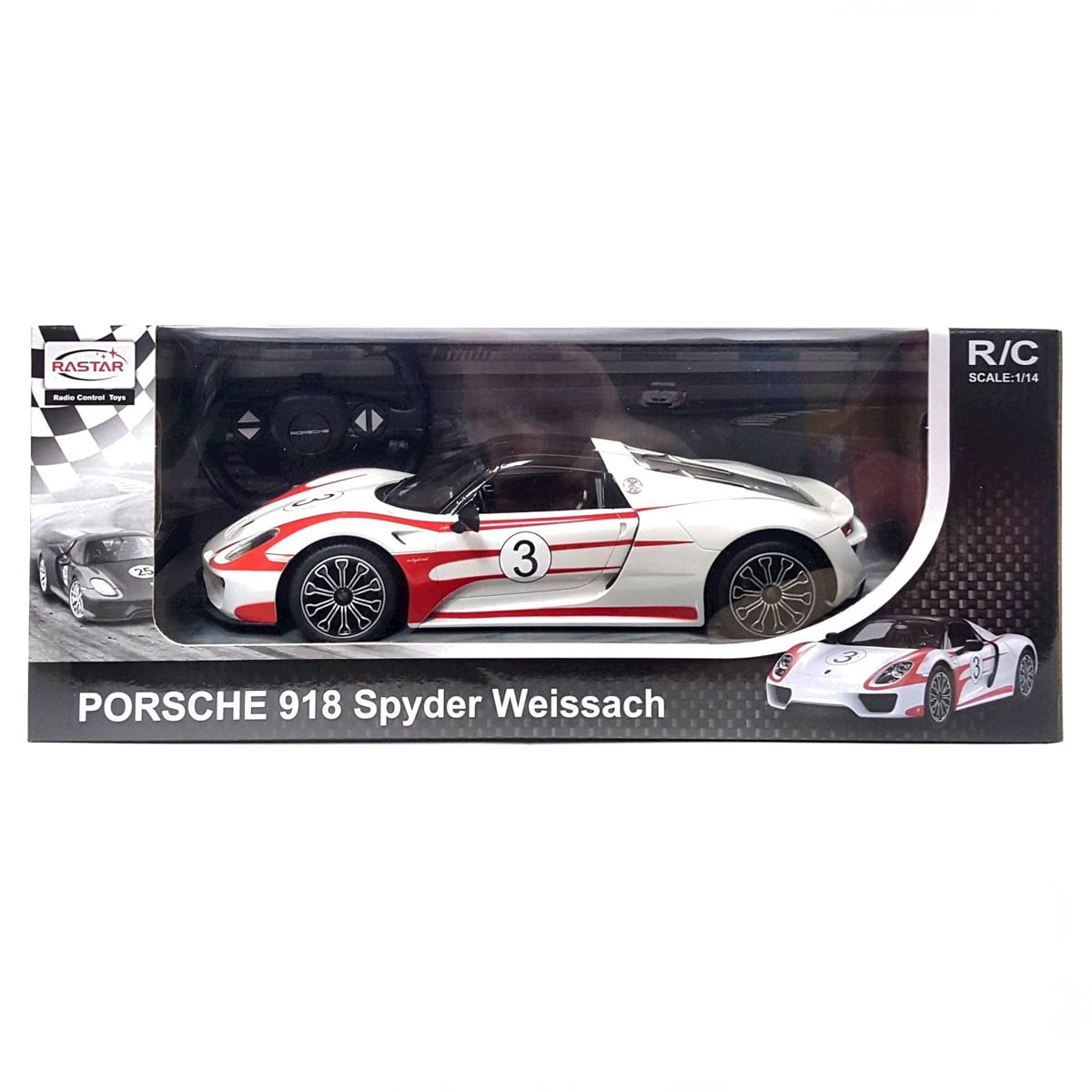 Rastar 1:14 Porsche 918 Spyder Remote Control Car